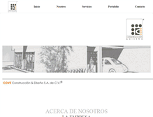 Tablet Screenshot of coveconstruccion.com